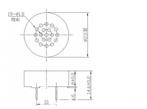 Piezo Buzzer 12V Buzzer Buzzer with Pin